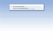 Tablet Screenshot of 2011.prreportawards.de